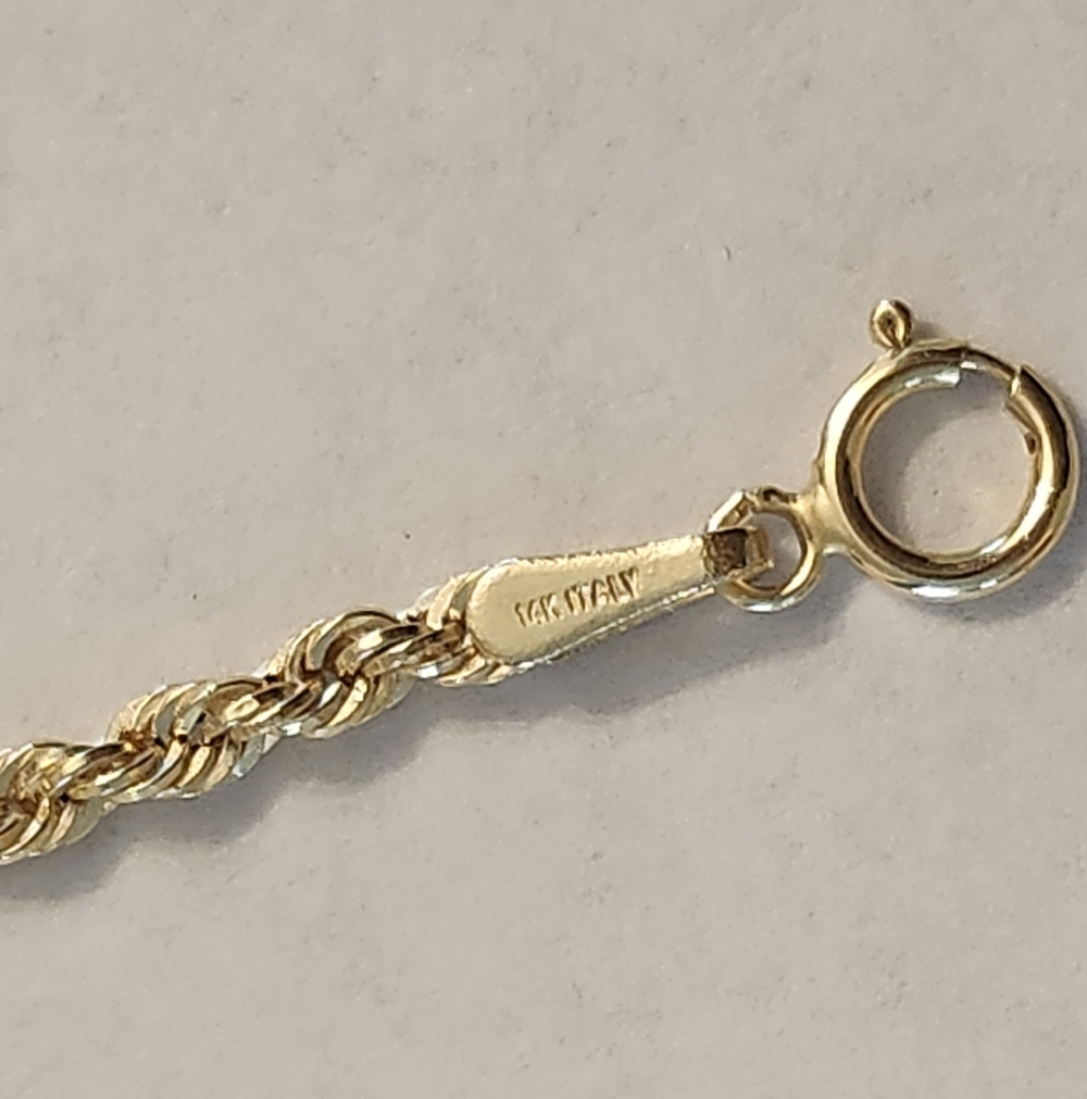 14lt ROPE BRACELET 7 Length - Picture 7 of 12